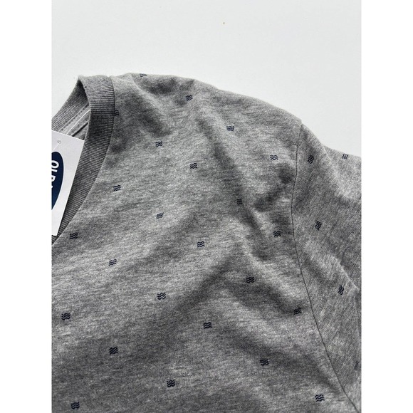 NWT Old Navy Gray Printed Soft Washed V Neck Short Sleeve T-Shirt Sz Medium - Picture 6 of 6